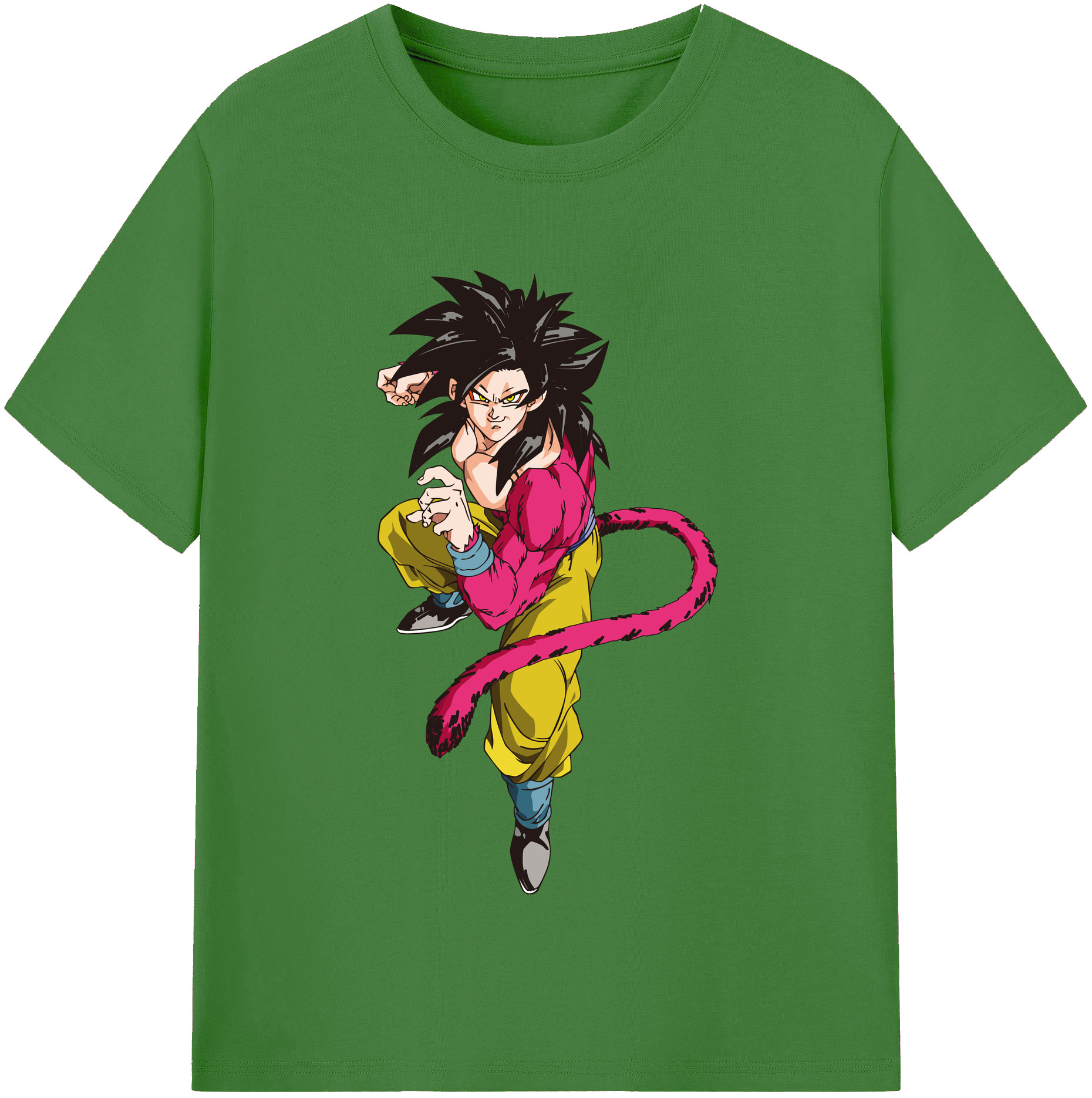 （画像用） ドラゴンボール 孫悟空（そん ごくう）Son Goku カカロット DRAGON BALL Kakarotto レディースカジュアルプリントTシャツ（綿100％）